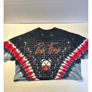 Pink Floyd The‎ Wall Crop Tie-dye Tshirt (medium)